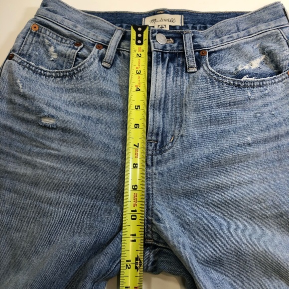 Madewell Women high waisted Distressed The Perfect Vintage Jean sz 26 in EUC - Picture 6 of 8